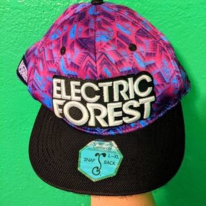 Electric Forest Snapback Hat
